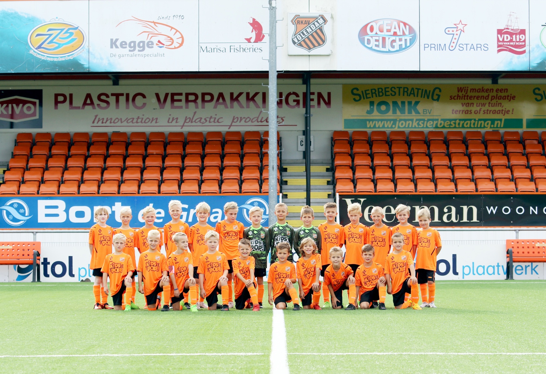 Groepsfoto's Voetbal Volendam